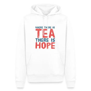 Tea Lover Shirt - Tee Liebhaber Geschenk - Männer Premium Bio Hoodie - Weiß - Vorne - Nico (187cm)