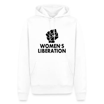 Womens liberation - Männer Premium Bio Hoodie - Weiß - Vorne - Nico (187cm)