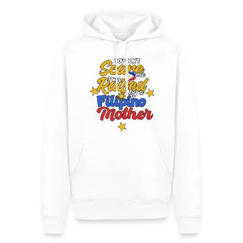 Philippines Filipina Drapeau Fils Mère I Cadeau - Sweat à capuche Premium bio Homme - blanc - Devant - Nico (187cm)