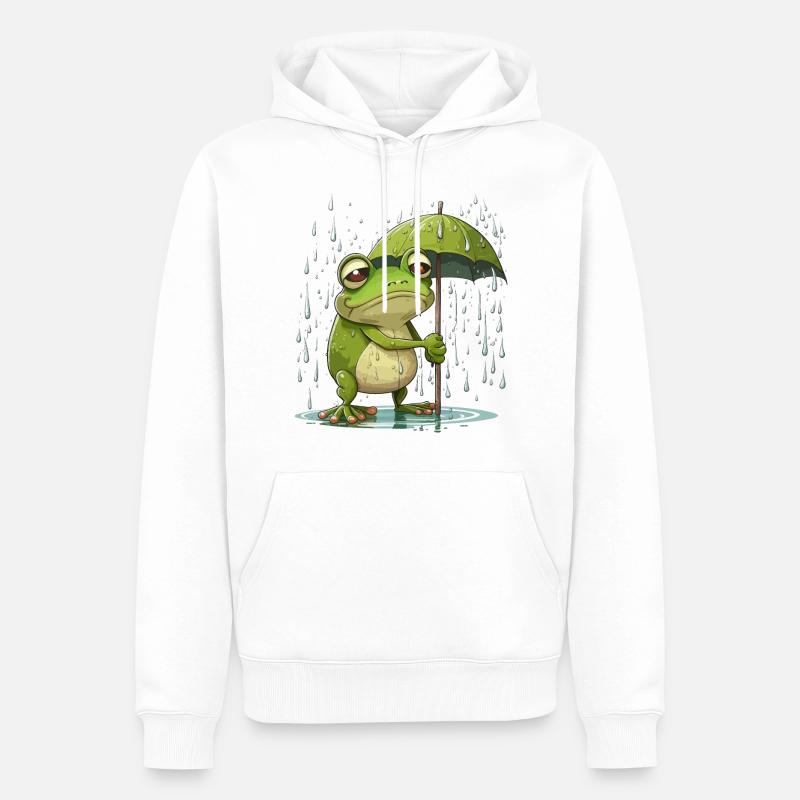 Acte de foi - Sweat à capuche Premium bio Homme - blanc