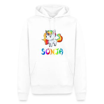 Sonja Einhorn - Männer Premium Bio Hoodie - Weiß - Vorne - Nico (187cm)