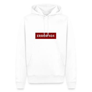 Kostüm Muffel - Error 404. Costume not found - Männer Premium Bio Hoodie - Weiß - Vorne - Nico (187cm)