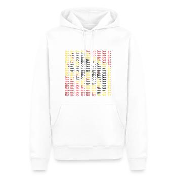 Le blason de Bern - Sweat à capuche Premium bio Homme - blanc - Devant - Nico (187cm)