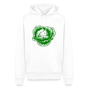 kohl rotkohl weisskohl cabbage kale veggie gemuese - Männer Premium Bio Hoodie - Weiß - Vorne - Nico (187cm)