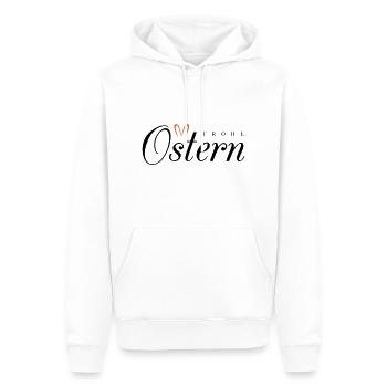 Frohe Ostern - Männer Premium Bio Hoodie - Weiß - Vorne - Nico (187cm)