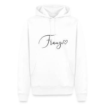 Franzi Name Vorname Mädchen - Männer Premium Bio Hoodie - Weiß - Vorne - Nico (187cm)