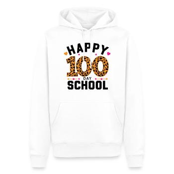 Happy One Hundred Day School für eine Lehrer und - Männer Premium Bio Hoodie - Weiß - Vorne - Nico (187cm)