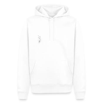 Lineart Plant - Männer Premium Bio Hoodie - Weiß - Vorne - Nico (187cm)