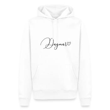 Dagmar Name Vorname Mädchen - Männer Premium Bio Hoodie - Weiß - Vorne - Nico (187cm)
