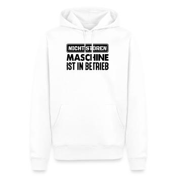 Do Not Disturb Machine Gift Craftsman Worker - Men’s Premium Organic Hoodie - white - Front - Nico (187cm)