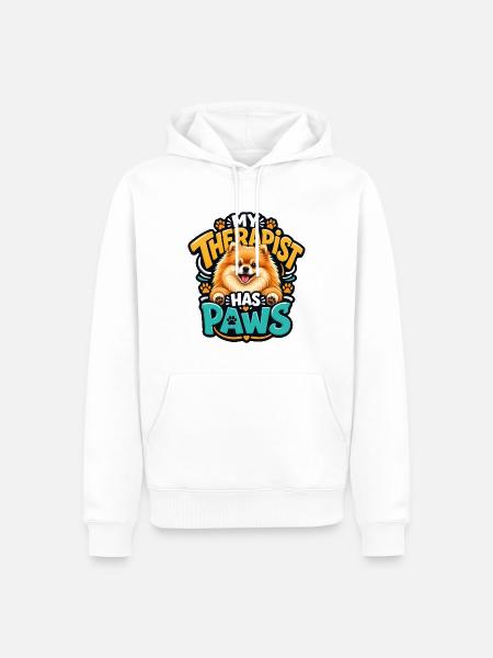 Samojeden - Männer Premium Bio Hoodie - Weiß