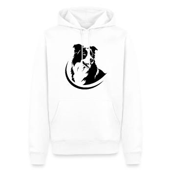 Hundeliebe - Männer Premium Bio Hoodie - Weiß - Vorne - Nico (187cm)