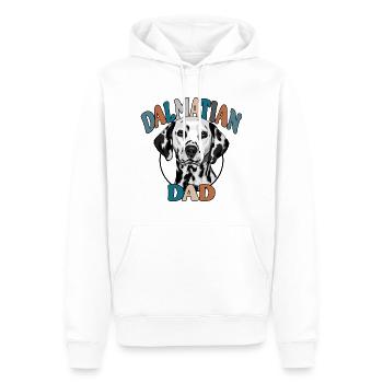 Dalmatian Dad Hunde Hund Wilsigns - Männer Premium Bio Hoodie - Weiß - Vorne - Nico (187cm)