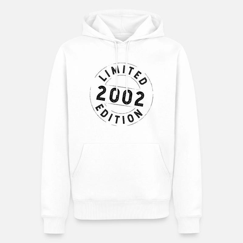 Edition limitée 2002 - Sweat à capuche Premium bio Homme - blanc