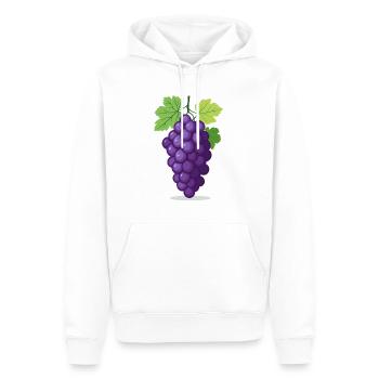 Weintrauben - Männer Premium Bio Hoodie - Weiß - Vorne - Nico (187cm)