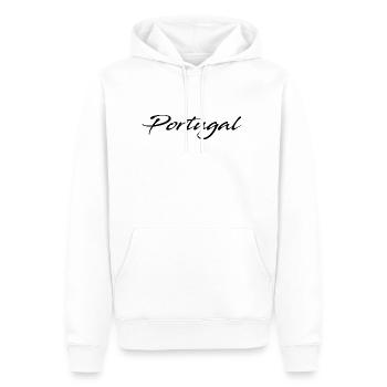 Portugal - Männer Premium Bio Hoodie - Weiß - Vorne - Nico (187cm)