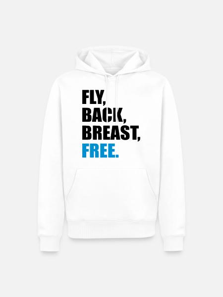 swim - Men’s Premium Organic Hoodie - white