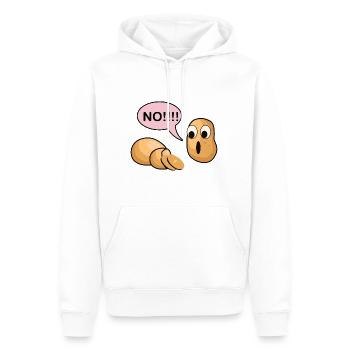 Shock Potato Kartoffel - Männer Premium Bio Hoodie - Weiß - Vorne - Nico (187cm)