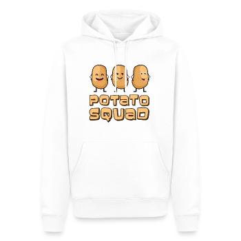 Potato Friends Potato - Men’s Premium Organic Hoodie - white - Front - Nico (187cm)