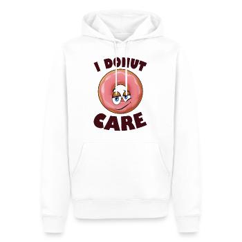 Donut Care Mir doch Egal - Männer Premium Bio Hoodie - Weiß - Vorne - Nico (187cm)