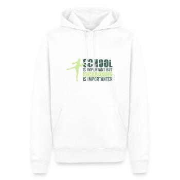 Kick Boxing is an importante - Men’s Premium Organic Hoodie - white - Front - Nico (187cm)
