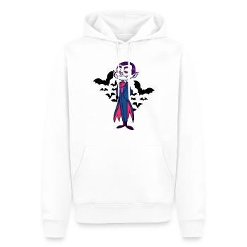 Vampire Kid Vampire Kid - Men’s Premium Organic Hoodie - white - Front - Nico (187cm)