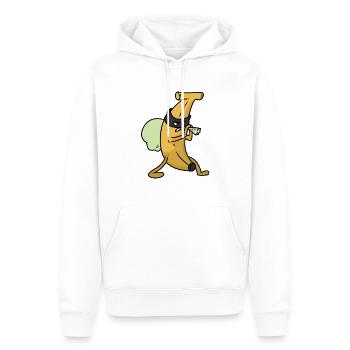 Robber Banana Robber Banana - Männer Premium Bio Hoodie - Weiß - Vorne - Nico (187cm)