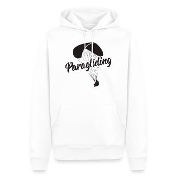 Paragliding - Männer Premium Bio Hoodie - Weiß - Vorne - Nico (187cm)
