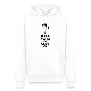 Parapente parapente parapente - Sweat à capuche Premium bio Homme - blanc - Devant - Nico (187cm)
