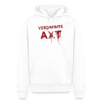 Déguisement sanglant halloween halloween - Sweat à capuche Premium bio Homme - blanc - Devant - Nico (187cm)