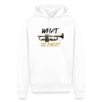 Trompette Gift Orchestra Instrument Music Band - Sweat à capuche Premium bio Homme - blanc - Devant - Nico (187cm)