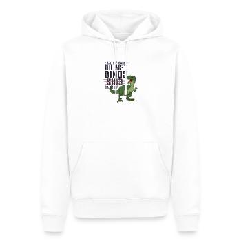 Dinosaurier sind sauer, funny Dino - Männer Premium Bio Hoodie - Weiß - Vorne - Nico (187cm)