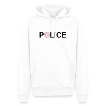 Polizei - Männer Premium Bio Hoodie - Weiß - Vorne - Nico (187cm)