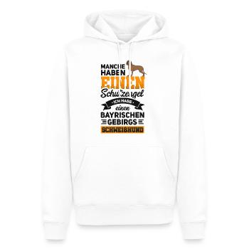 Bayerischer Gebirgsschweisshund BGS Jagdhund - Männer Premium Bio Hoodie - Weiß - Vorne - Nico (187cm)