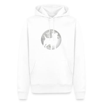 Jagdterrier allemand en face de chiens de chasse de la lune - Sweat à capuche Premium bio Homme - blanc - Devant - Nico (187cm)