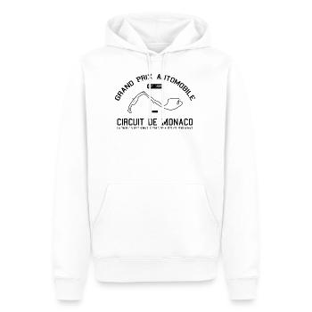 Grand Prix Rennstrecke Monaco - Männer Premium Bio Hoodie - Weiß - Vorne - Nico (187cm)