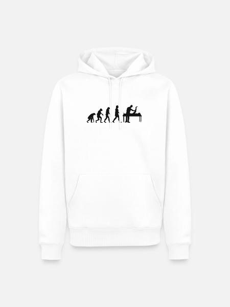 Physiotherapeut Evolution Physiotherapie Physio - Männer Premium Bio Hoodie - Weiß