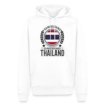 Thailand Urlaub Reise Geschenk - Männer Premium Bio Hoodie - Weiß - Vorne - Nico (187cm)