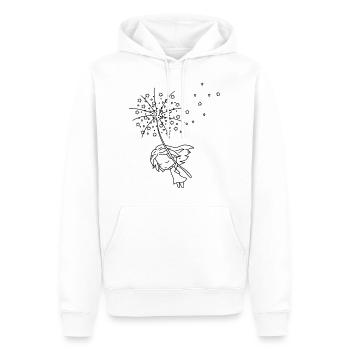 Pusteblume Fairy Magic Fairy Cute Kids Nature - Men’s Premium Organic Hoodie - white - Front - Nico (187cm)