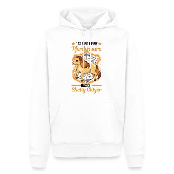Shetty Glitzer Shetland Pony Shetland-Pony - Männer Premium Bio Hoodie - Weiß - Vorne - Nico (187cm)