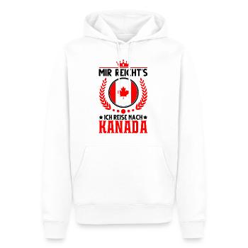 Kanada Urlaub Spruch Toronto Reise Geschenk - Männer Premium Bio Hoodie - Weiß - Vorne - Nico (187cm)