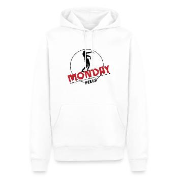 Zombie Monday - Männer Premium Bio Hoodie - Weiß - Vorne - Nico (187cm)