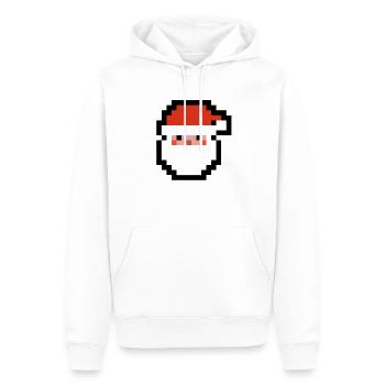 knuffiger Weihnachtsmann - Männer Premium Bio Hoodie - Weiß - Vorne - Nico (187cm)