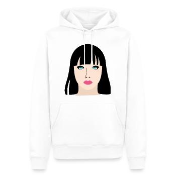 Manga Puppe Geschenk - Männer Premium Bio Hoodie - Weiß - Vorne - Nico (187cm)