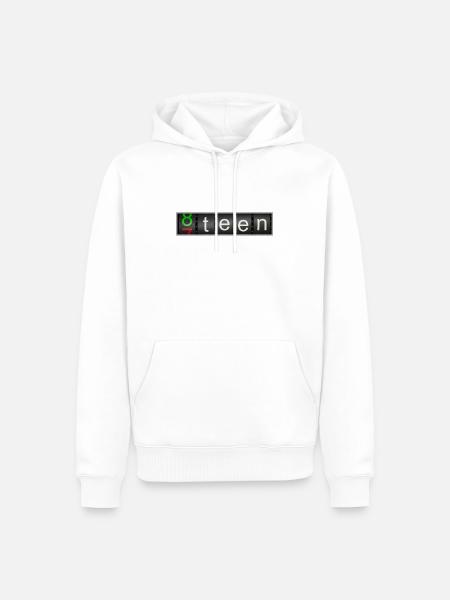 Geburtstag 18 Jahre alt - Männer Premium Bio Hoodie - Weiß