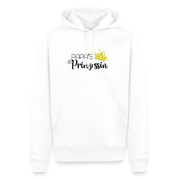 Papa's Prinzessin Tochter Mädchen - Männer Premium Bio Hoodie - Weiß - Vorne - Nico (187cm)