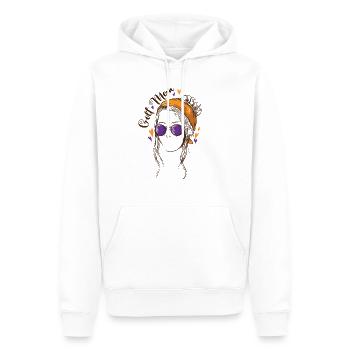 Golf Mom Trendsport Tee Off Golf Clubs Golf Course - Sweat à capuche Premium bio Homme - blanc - Devant - Nico (187cm)