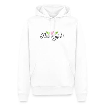 Fleur Fille Mariage Fille Fille - Sweat à capuche Premium bio Homme - blanc - Devant - Nico (187cm)