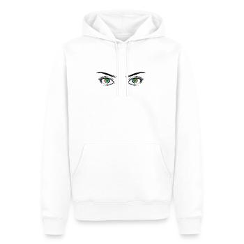 Augen mit Südafrika Flagge Kontinent Afrika - Männer Premium Bio Hoodie - Weiß - Vorne - Nico (187cm)