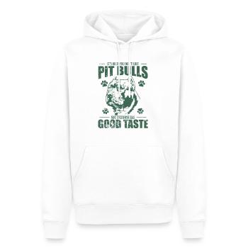 Ce n’est pas grave si vous n’aimez pas Pit Bulls Dog - Sweat à capuche Premium bio Homme - blanc - Devant - Nico (187cm)